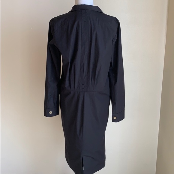 Salvatore Ferragamo Black Cotton Dress Sz 46 - Picture 3 of 6
